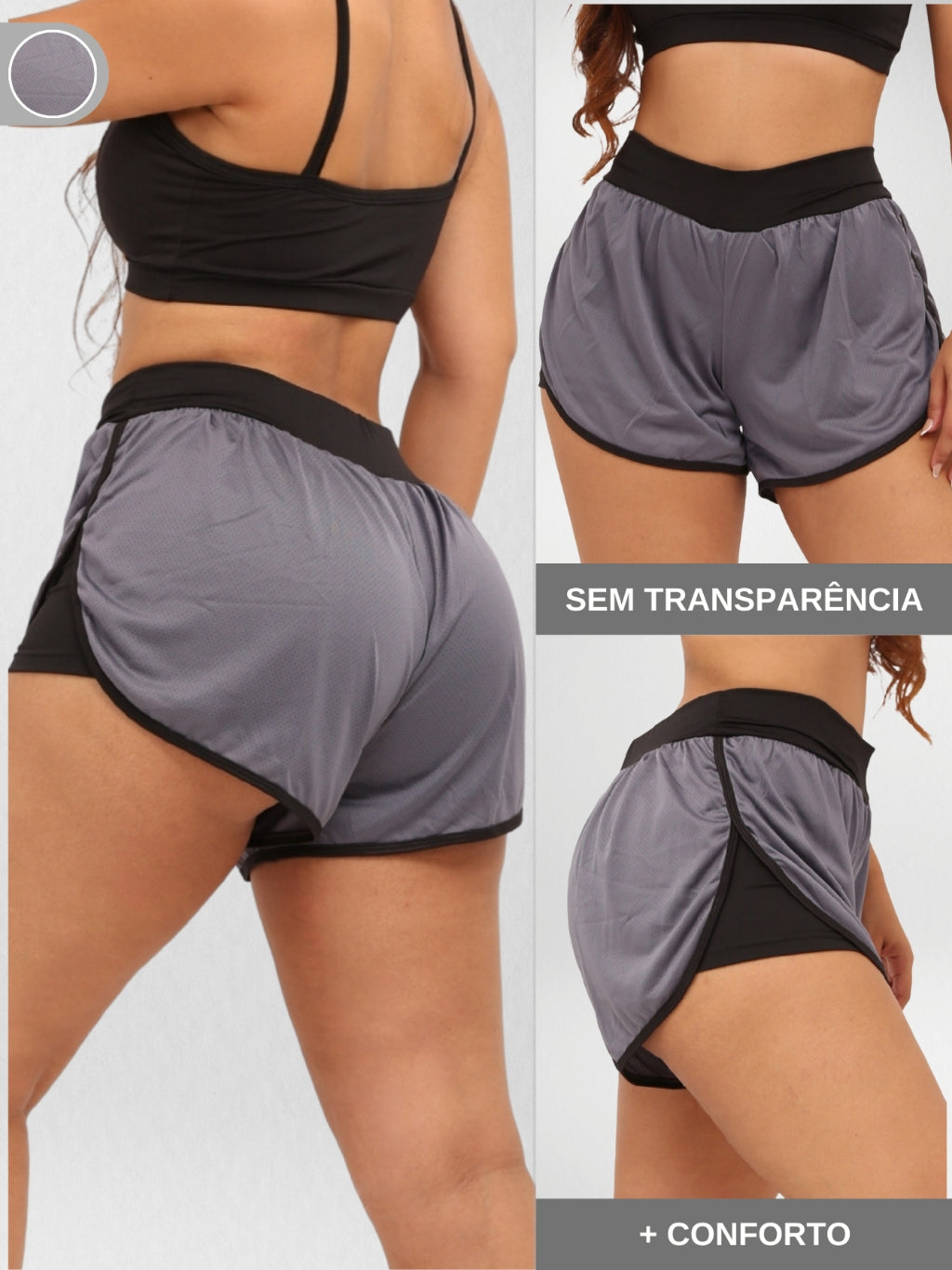 Shorts Performance Duplo Feminino