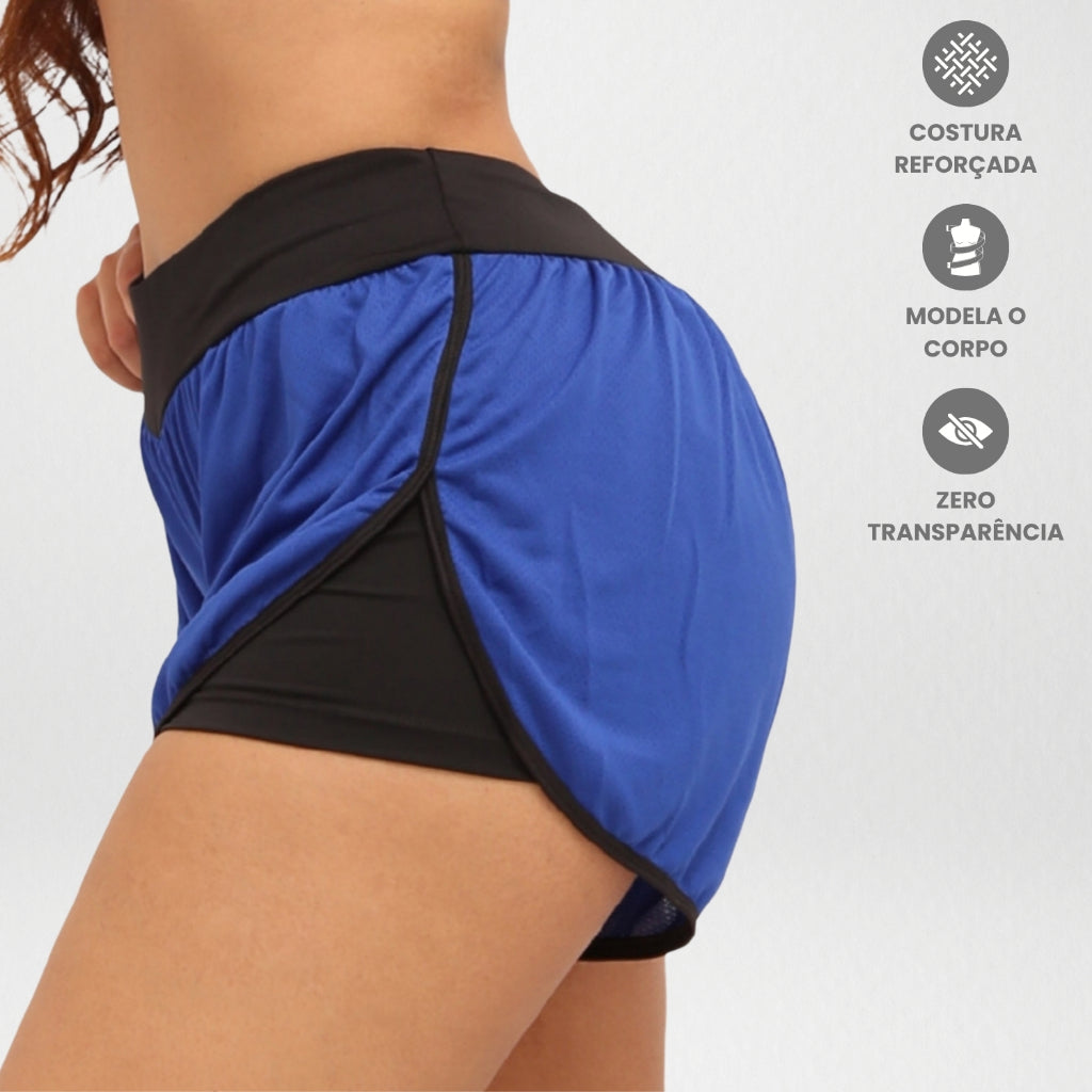 Shorts Performance Duplo Feminino