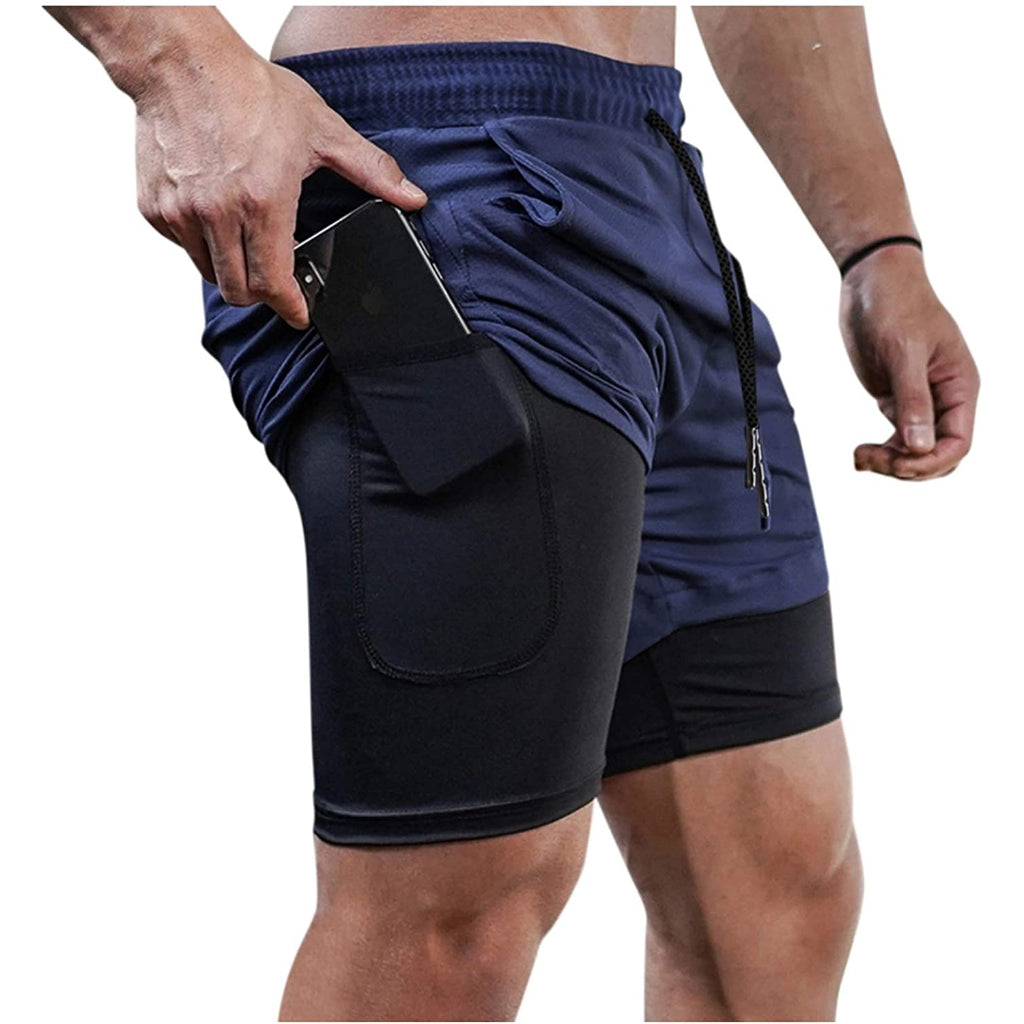 SHORTS PUREFLEX DE COMPRESSÃO 2 EM 1