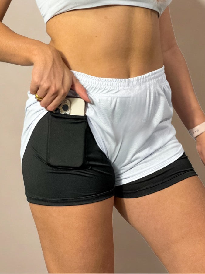 Shorts Duplo  Feminino pace