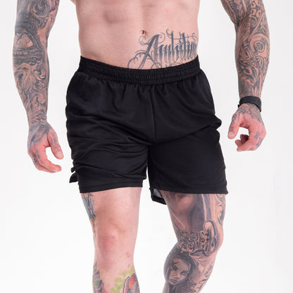 SHORTS PUREFLEX DE COMPRESSÃO 2 EM 1
