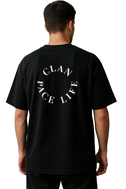 Camiseta Oversized  clan pace life