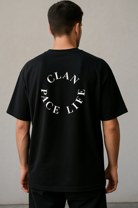 Camiseta Oversized  clan pace life