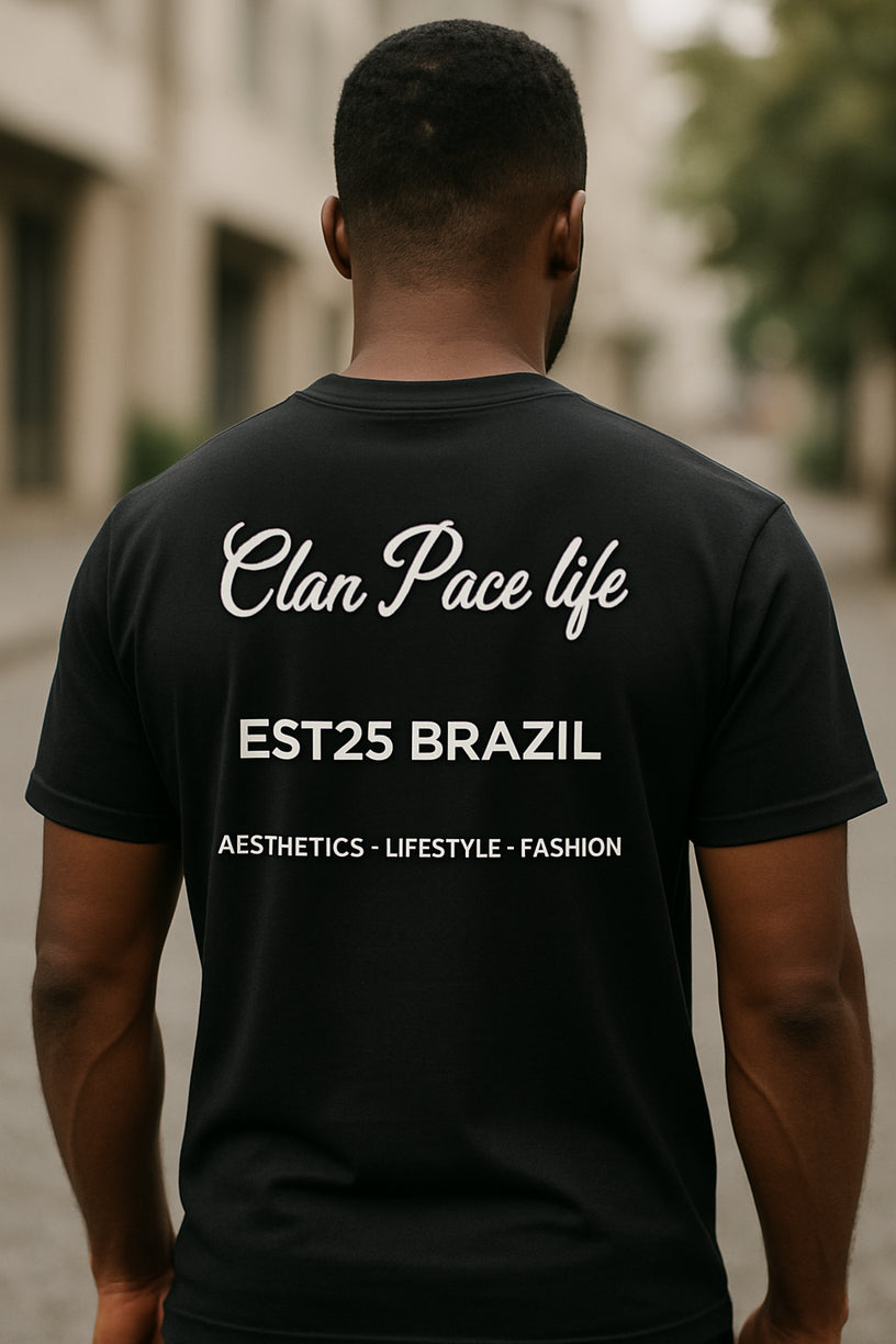 Camiseta Oversized  clan pace life Brazil